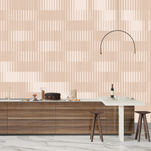Halftone Gradient Wallpaper, Seamless Pattern Mural, Oversized Custom Size Wall Art, Non-Woven, Non-Adhesive, Modern Wall Paper, Removable