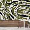 Retro Striped Wallpaper, Seamless Pattern Mural, Oversized Custom Size Wall Art, Non-Woven, Non-Adhesive, Modern Wall Paper, Removable