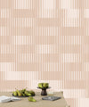Halftone Gradient Wallpaper, Seamless Pattern Mural, Oversized Custom Size Wall Art, Non-Woven, Non-Adhesive, Modern Wall Paper, Removable