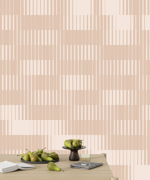 Halftone Gradient Wallpaper, Seamless Pattern Mural, Oversized Custom Size Wall Art, Non-Woven, Non-Adhesive, Modern Wall Paper, Removable