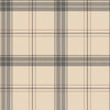 Light Beige Large Plaid Textured Wallpaper, Tartan Fabric Pattern Classical Modern Non-Pasted Wallcovering - Walloro High End Wallcoverings & More
