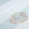 Light Blue Ornate Striped Wallpaper, Deep Embossed Regal Vintage Damask Wallcovering - Walloro High End Wallcoverings & More
