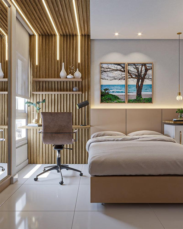 Light Brown Wall Panel, PS Wall Home Decoration Panel-Premium Quality - Walloro High End Wallcoverings & More