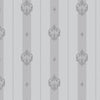 Light Purple Ornate Striped Wallpaper, Deep Embossed Regal Vintage Damask Wallcovering - Walloro High End Wallcoverings & More