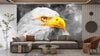 Eagle Wallpaper, Oil Painting Mural, Oversized Custom Size Wall Art, Non-Woven, Non-Adhesive, Modern Wall Paper, Removable