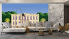 Traditional Romantic Old Chateau Wallpaper, Garden Mural, Oversized Custom Size Wall Art, Non-Woven, Non-Adhesive, Modern Wall Paper, Removable