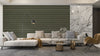 WPC Wood Wallpaper, Green Mural, Oversized Custom Size Wall Art, Non-Woven, Non-Adhesive, Modern Wall Paper, Removable