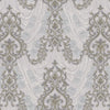 Marble Flowered Textured Embossed Gray, Home Wall Decor, Aesthetic Wallpaper, Textured Wallcovering Non-Adhesive- 41.7”W X 393”H - Walloro High End Wallcoverings & More