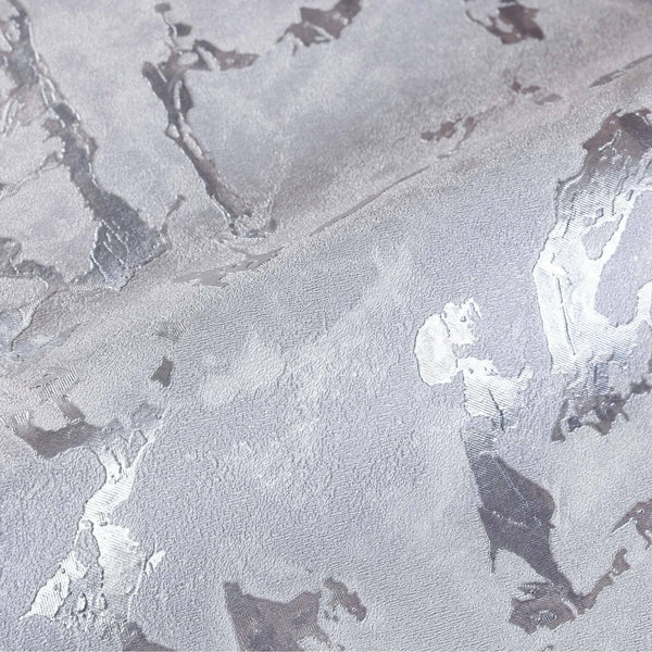 Modern Marbled Gray Sliver Spark Embossed Wallpaper, Shiny Home Wall Decor, Luxury, Textured Wallcovering Non-Pasted, Durable, Washable - Walloro High End Wallcoverings & More