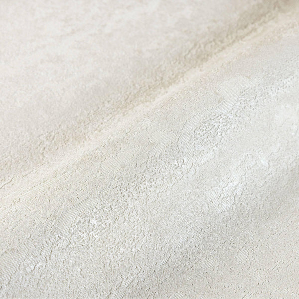 Off White Modern Solid Color Embossed Wallpaper, Minimalist Classical Wallcovering, Washable - Walloro High End Wallcoverings & More