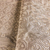 Quilted 3D Embossed Wallpaper, Beige, Flocked Rich Textured Velvet Feel Luxury Wallcovering, Vintage Washed Patchwork Style, Non-Woven - Walloro High End Wallcoverings & More