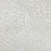 Quilted 3D Embossed Wallpaper, Cream, Flocked Rich Textured Velvet Feel Luxury Wallcovering, Vintage Washed Patchwork Style, Non-Woven - Walloro High End Wallcoverings & More