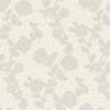 Rose Themed White Flowered Embossed Wallpaper, Home Wall Decor, Aesthetic Wallpaper, Textured Wallcovering Non-Adhesive - 41.7”W X 393”H - Walloro High End Wallcoverings & More