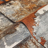 Rusted Metallic Stone Wallpaper, Realistic 3D Embossed Wall Decor, Industrial Aesthetic Wallcovering - Walloro High End Wallcoverings & More