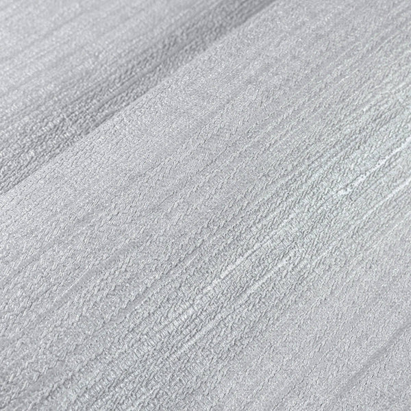 Silver Modern Stripped Pattern Wallpaper, Embossed 3D Textured Neutral Colors Abstract Wallcovering - Walloro High End Wallcoverings & More