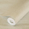 Solid Color Embossed Modern Wallpaper, Beige, Neutral Colors Contemporary Textured Wallcovering, Durable 114 sq ft Roll - Walloro High End Wallcoverings & More