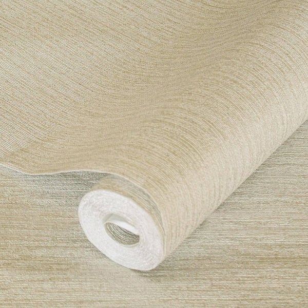 Solid Color Embossed Modern Wallpaper, Beige, Neutral Colors Contemporary Textured Wallcovering, Durable 114 sq ft Roll - Walloro High End Wallcoverings & More
