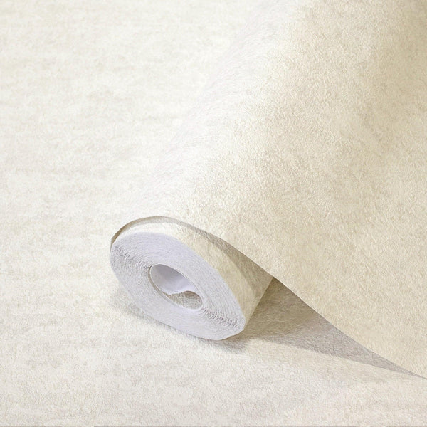 Solid Color Modern Embossed Wallpaper, Cream Plain Abstract Distressed Home Wall Decor, Non-Woven, Non-Pasted, Large Roll - Walloro High End Wallcoverings & More