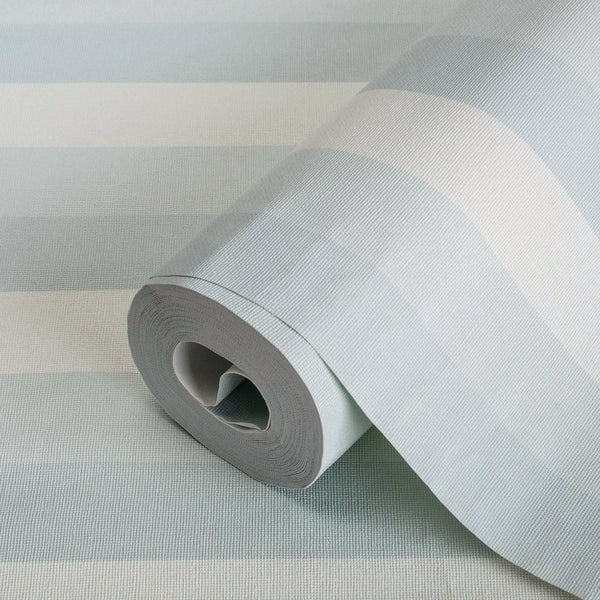 Striped Textured Wallpaper for Kids Room, Boys Bedroom Wall Paper, Nursery Wallpaper, 114 sq ft, Blue Gray Wallpaper, Washable, Modern - Walloro High End Wallcoverings & More