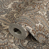 Stylish Paisley Washed Effect Wallpaper, Textured Wallcovering, Extra Large 114 sq ft Roll, Washable, Home Wall Decor, Accent Wall Decor - Walloro High End Wallcoverings & More