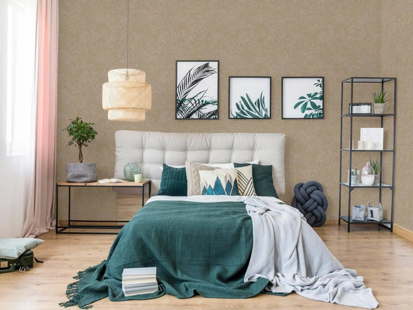 Tan 3D Embossed Distressed Wallpaper, Light Neutral Colors Non-Pasted Worn Texture Wall Paper - Walloro High End Wallcoverings & More