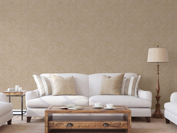 Tan 3D Embossed Distressed Wallpaper, Light Neutral Colors Non-Pasted Worn Texture Wall Paper - Walloro High End Wallcoverings & More