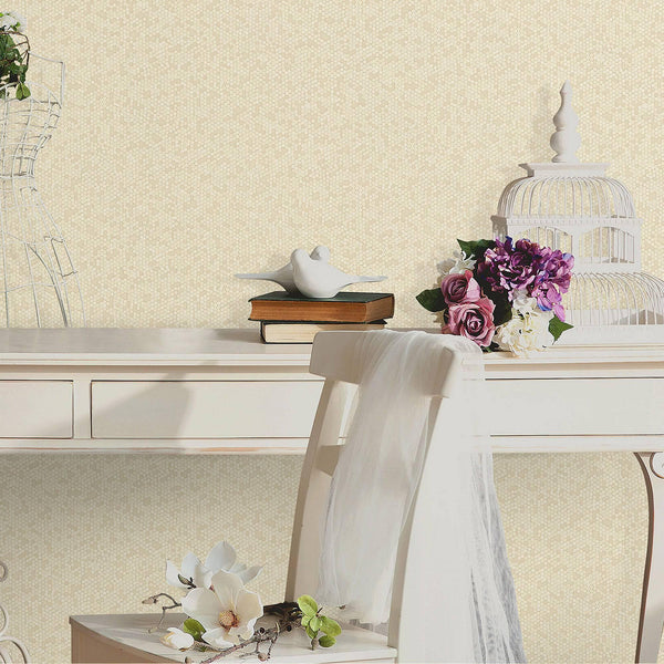 Textured Gray Embossed Wallpaper, Home Wall Decor, Aesthetic Wallpaper, Textured Wallcovering Non-Adhesive - 41.7”W X 393”H - Walloro High End Wallcoverings & More