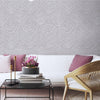 Textured Pattern Silver Embossed Wallpaper, Home Wall Decor, Aesthetic Wallpaper, Textured Wallcovering Non-Adhesive and Non-Peel - Walloro High End Wallcoverings & More