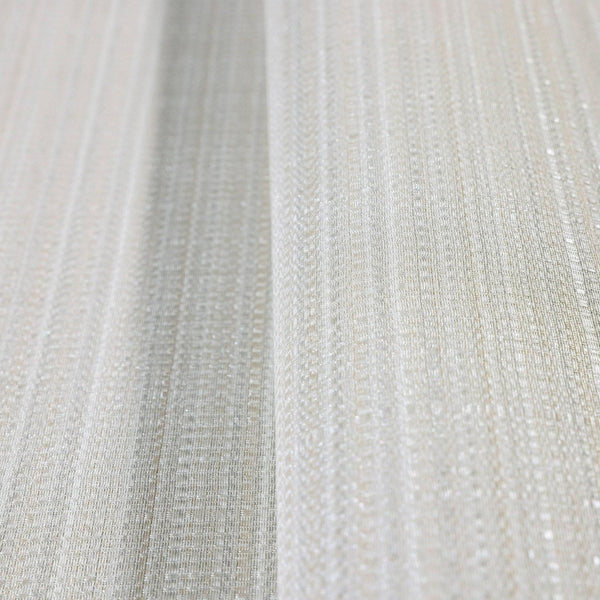 Trendy Thin Striped Textured Wallpaper, Ivory Modern Minimalist Washable Pinstripe Pattern, Home Wall Interior Decor - Walloro High End Wallcoverings & More