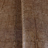 Velvet Stich Embossed Geometric Cubic Dark Brown,Home Wall Decor, Aesthetic Wallpaper, Textured Wallcovering Non-Adhesive and Non-Peel - Walloro High End Wallcoverings & More