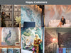 Vintage Scenic Victorian Wall Mural, Large Gray Nature Wallpaper, Non-Woven, Non-Adhesive, Modern, Washable, Removable - Walloro High End Wallcoverings & More