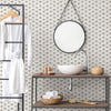 Wall Brick Embossed Cubic Geometric Wallpaper, Home Wall Decor, Aesthetic Wallpaper, Textured Wallcovering Non-Adhesive and Non-Peel - Walloro High End Wallcoverings & More