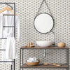 Wall Brick Embossed Cubic Geometric Wallpaper, Home Wall Decor, Aesthetic Wallpaper, Textured Wallcovering Non-Adhesive and Non-Peel - Walloro High End Wallcoverings & More