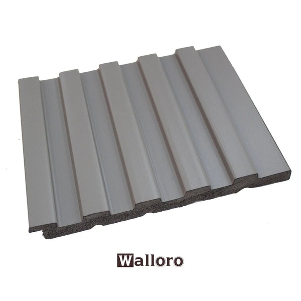 Gray Wall Panel, PS Wall Home Decoration Panel-Premium Quality - Walloro Luxury 3D Embossed Textured Wallpaper