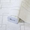 White Modern Lines Geometric Wallpaper, Contemporary 3D Embossed Wallcovering, Abstract Bold - Walloro High End Wallcoverings & More