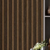 Wood Grain Black Background Wall Panel, PS Wall Home Decoration Panel-Premium Quality - Walloro High End Wallcoverings & More