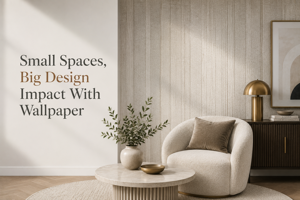 Small Spaces, Big Design Impact With Wallpaper