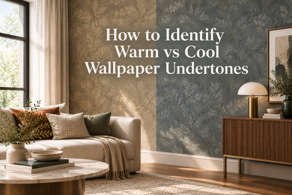 How to Identify Warm vs Cool Wallpaper Undertones