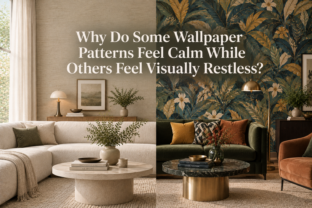Why Do Some Wallpaper Patterns Feel Calm While Others Feel Visually Restless?