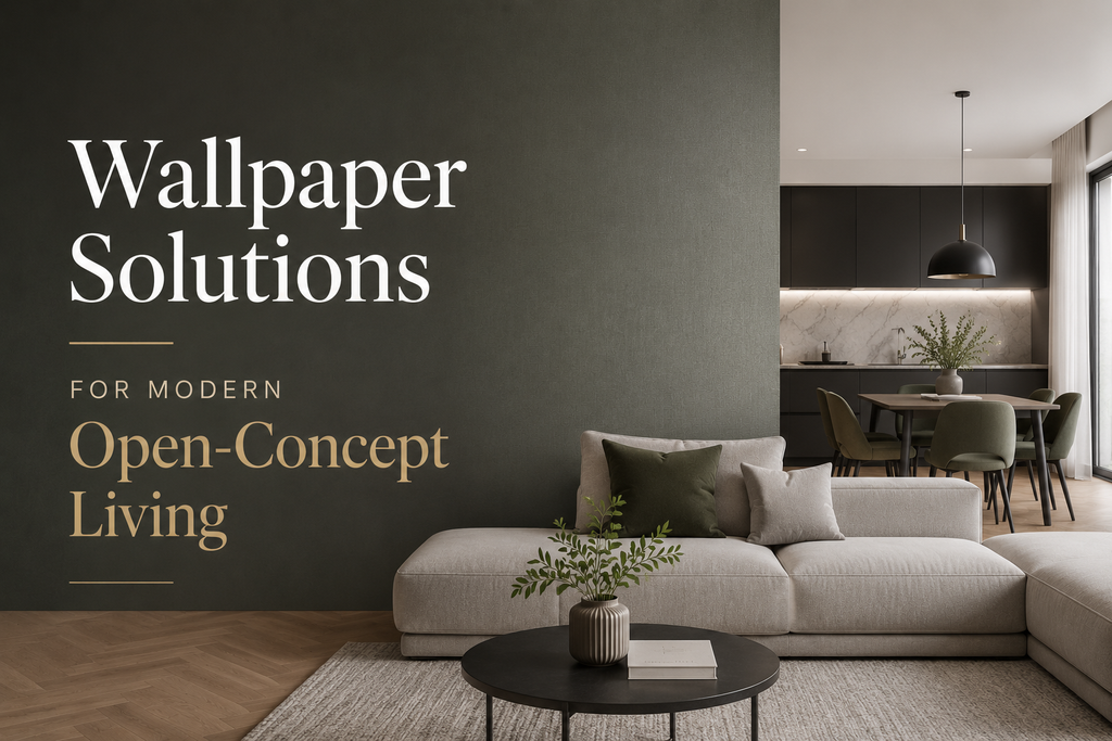 Wallpaper Solutions for Modern Open-Concept Living