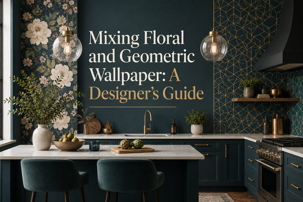 Mixing Floral and Geometric Wallpaper: A Designer's Guide