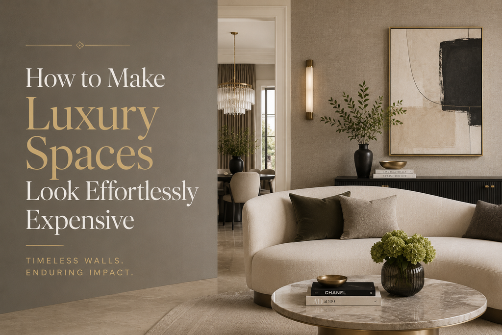 How to Make Luxury Spaces Look Effortlessly Expensive