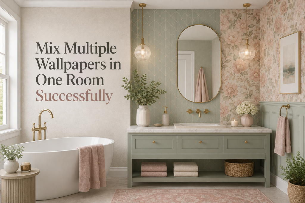 Mix Multiple Wallpapers in One Room Successfully
