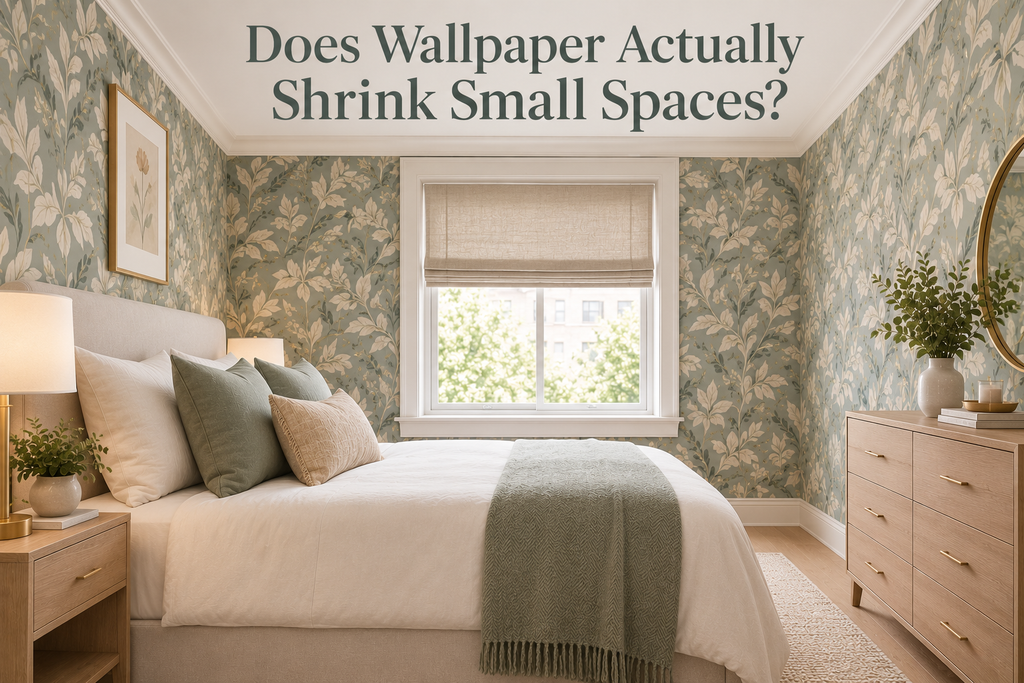 Does Wallpaper Actually Shrink Small Spaces?