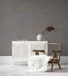 Dark Anthracite Decorative Wallpaper,Natural Wallpaper, Modern & Minimalist Wall Covering,Modern Look Neutral Colors Glittering Wallcovering