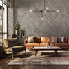 Anthracite-Cream Decorative Wallpaper,Natural Wallpaper, Modern & Minimalist Wall Covering,Modern Look Neutral Colors Glittering Wallcovering