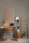 Warm Cream Modern Wallpaper, Natural Wallpaper, Modern & Minimalist Wall Covering,Modern Look Neutral Colors Glittering Wallcovering