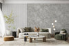 Modern Gray Textured Wallpaper, Natural Wallpaper, Modern & Minimalist Wall Covering,Modern Look Neutral Colors Glittering Wallcovering