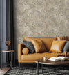 Taupe Stone Modern Textured Wallpaper, Natural Wallpaper, Modern & Minimalist Wall Covering,Modern Look Neutral Colors Glittering Wallcovering