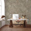 Taupe Stone Modern Textured Wallpaper, Natural Wallpaper, Modern & Minimalist Wall Covering,Modern Look Neutral Colors Glittering Wallcovering
